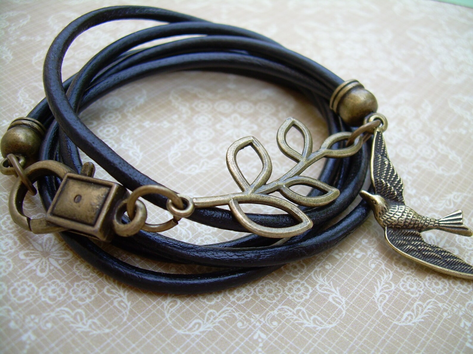 Leather Bracelets for Women Womens Leather Bracelets Etsy