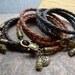 angel wing charm genuine leather wrap bracelets wholesale angel wing charm genuine leather wrap bracelets wholesale