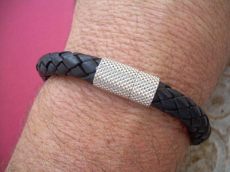 Mens Leather Bracelets Mens Bracelets Leather Cuff Etsy