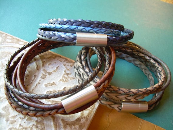 Braided Rope Double Wrap Bracelet