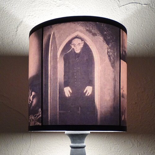 Nosferatu Lampshade Lamp Shade Lighting Halloween Decor Etsy