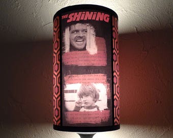 The Shining horror decor lamp shade Lampshade - classic horror movie, Overlook Hotel carpet, bedside lamp shade, kitsch lamp shade,Halloween