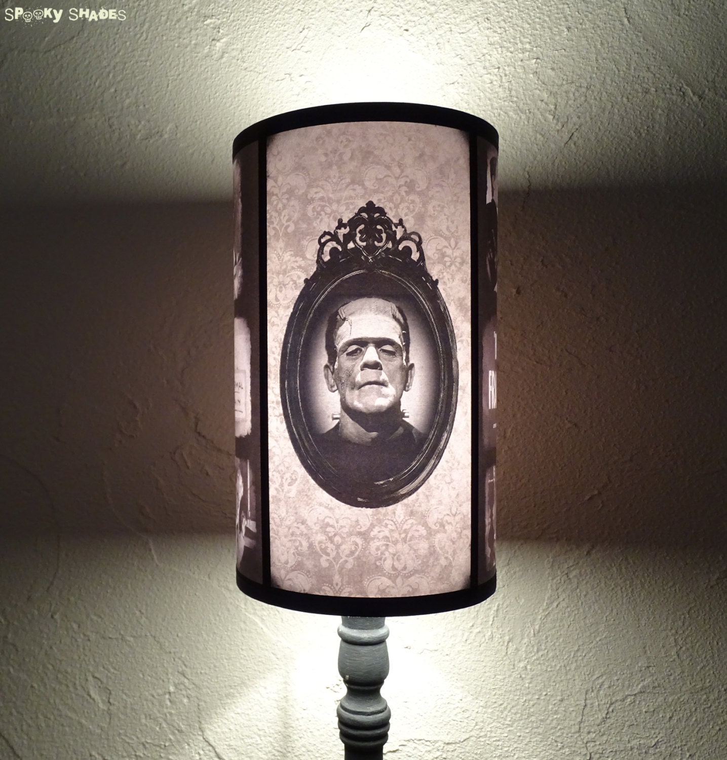 Abat Jour Frankenstein's Bride - La Fiancée de Frankenstein, Déco Gothique, Film d'horreur, Cadre Ba