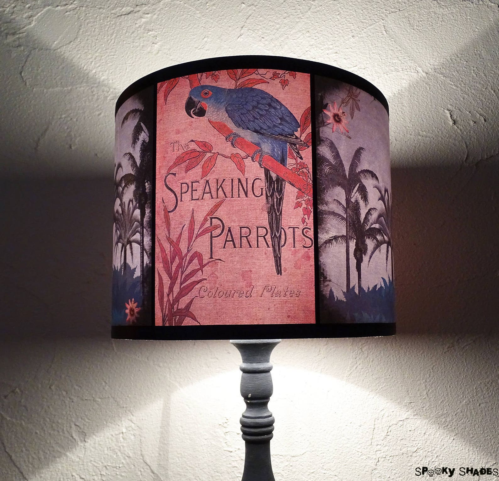 Tropical Lamp Shade Lampshade Unique Light Lighting Tiki Etsy Australia