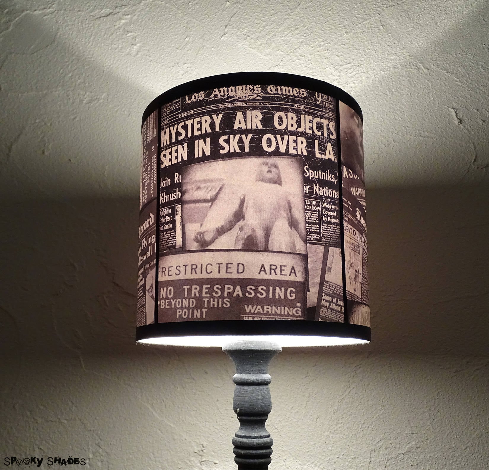 Ideal To Match Alien Outer Space UFO Cushions & Covers. Outer Space Lampshades 