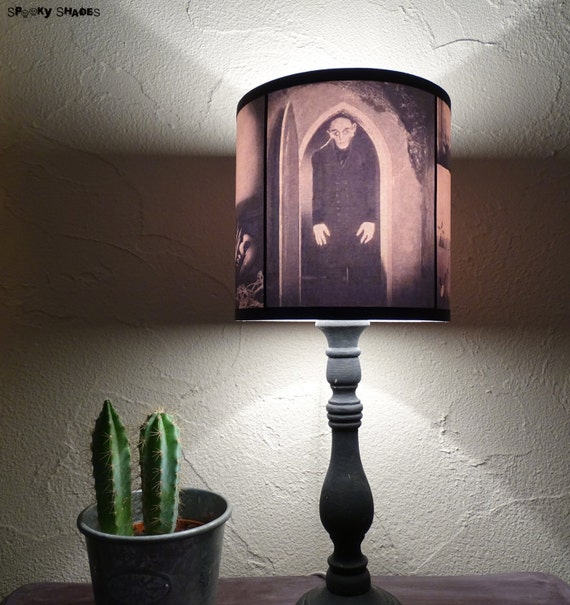 Nosferatu Lampshade Lamp Shade Lighting Decor - Morbid Home Decor Nosferatu Lampshade Lamp Shade Lighting Decor - Morbid Home Decor