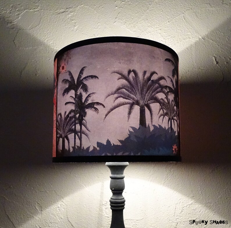 Tropical Lamp Shade Lampshade Unique Light Lighting Tiki Etsy Australia
