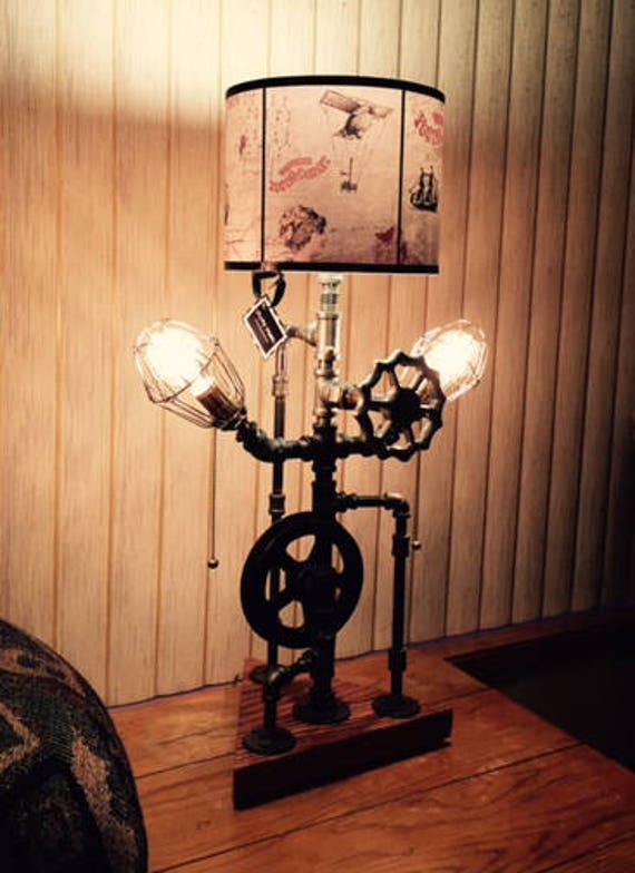Steampunk lamp shade deals