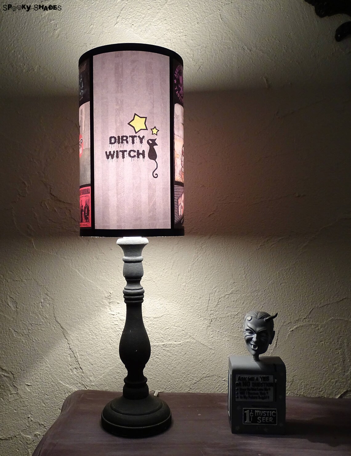 Punk Rock Lamp Shade Lampshade Lighting Gift for Him Etsy