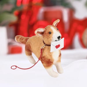 Felt, Felt Animals, Wool Felt, Felt Ornaments, Felt Decor, Felt Dog Ornament, Felt Ornament, Felt Animal, Dog Figurine, Dogs