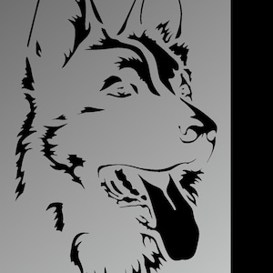 Shepherd and vector graphics – DXF, SVG & PNG – Digital download for your own projects and decoration