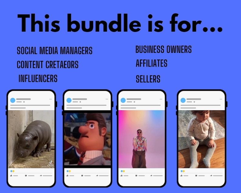 MemeVideos Viral Video Hooks Bundle, Funny Fails, Reels, TikTok, Shorts Content (Digital Download) image 3