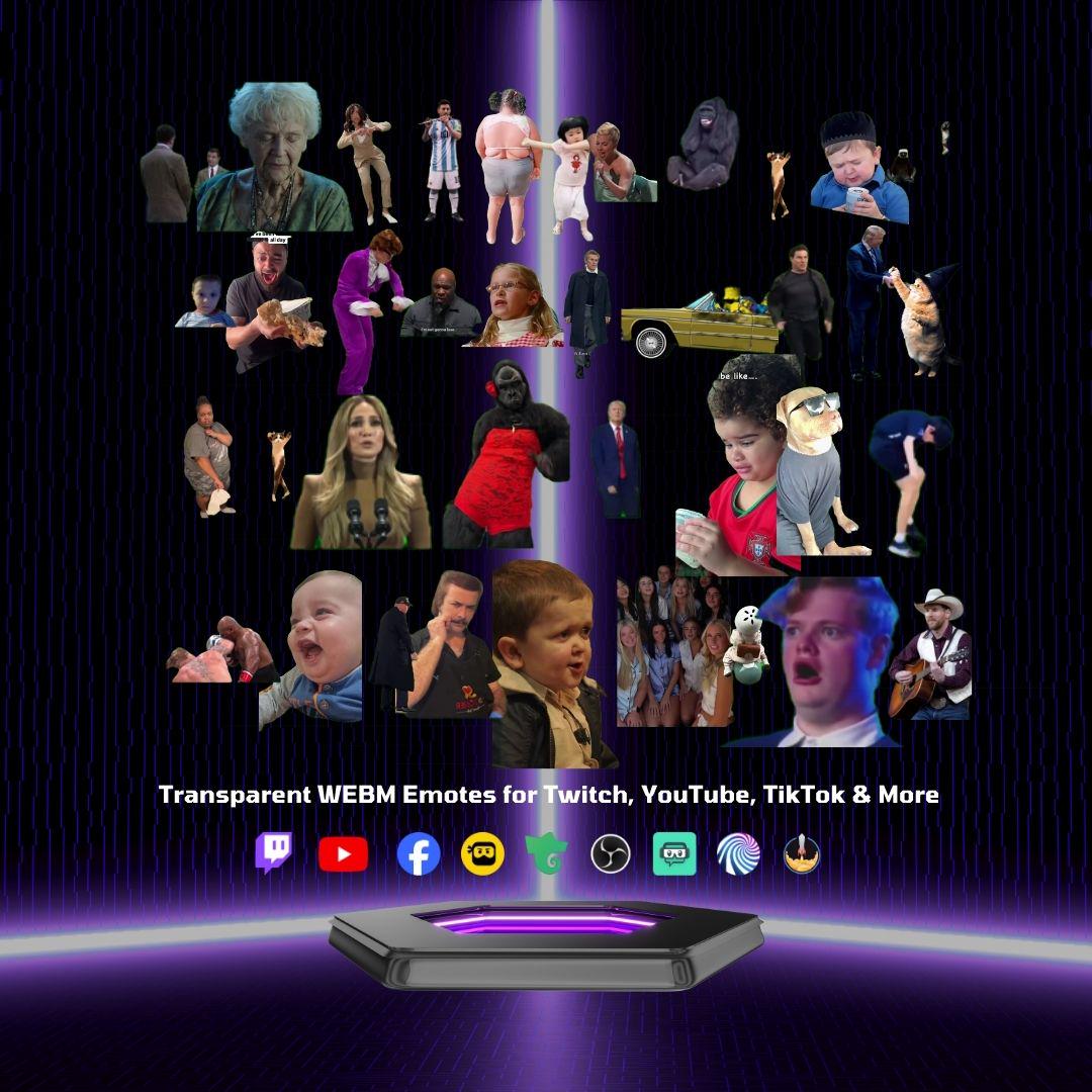 1300+ Viral Transparent Memesanimated Meme Overlays |stream Alerts ...