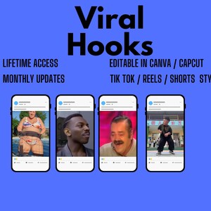 MemeVideos Viral Video Hooks Bundle, Funny Fails, Reels, TikTok, Shorts Content (Digital Download) image 2