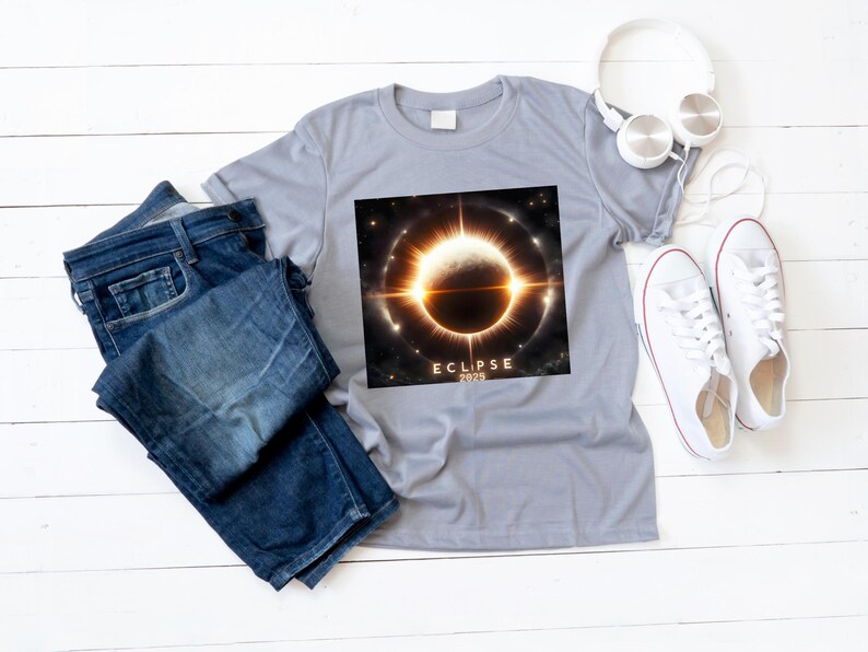 Eclipse 2025 Graphic Tee, Solar Eclipse 2025, Eclipse March 29 2025 T