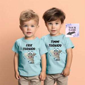 Erik Tornado T-Shirt, Custom T-Shirt, Personalized Kids Shirt,Personalized Kids Bodysuit ,Custom Toddler T-Shirt, Personalized Boy Shirt