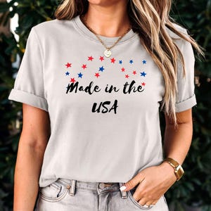 T-Shirt &quot;Made In The USA&quot;, Unisex T-Shirt, T-shirt as a gift, T-shirt For USA Fans