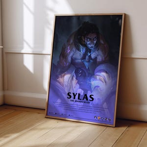 League of Legends Sylas Poster | LoL Poster Print | Gaming Poster | Gaming Decor | Video Game Poster | Gaming Gift | Video Game Print