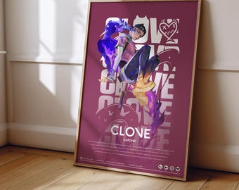 Valorant Clove Poster | Valorant Poster Print | Gaming Poster | Gaming Decor | Video Game Poster | Gaming Gift | Video Game Print