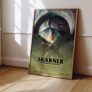 League of Legends Skarner Poster | LoL Poster Print | Gaming Poster | Gaming Decor | Video Game Poster | Gaming Gift | Video Game Print