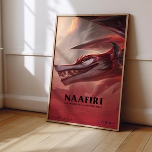 League of Legends Naafiri Poster | LoL Poster Print | Gaming Poster | Gaming Decor | Video Game Poster | Gaming Gift | Video Game Print