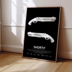 Valorant Shorty Poster | Valorant Poster Print | Gaming Poster | Gaming Decor | Video Game Poster | Gaming Gift | Video Game Print