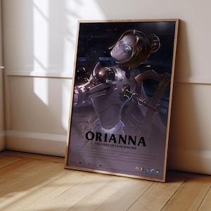 League of Legends Orianna Poster | LoL Poster Print | Gaming Poster | Gaming Decor | Video Game Poster | Gaming Gift | Video Game Print