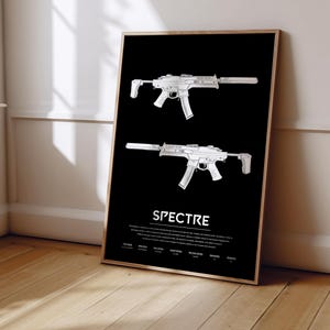Valorant Spectre Poster | Valorant Poster Print | Gaming Poster | Gaming Decor | Video Game Poster | Gaming Gift | Video Game Print