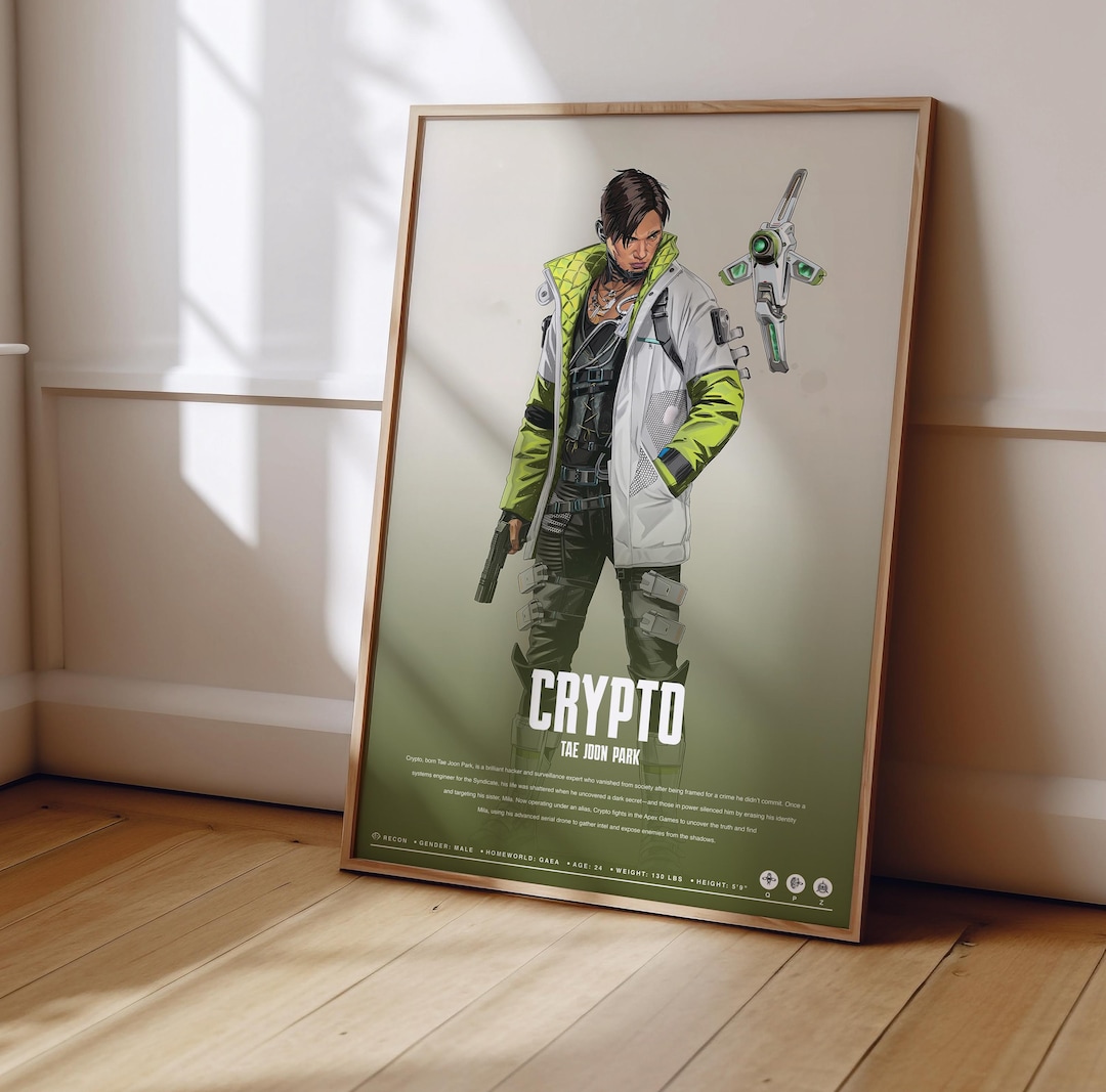 Apex Legends Crypto Poster | Apex Legends Print | Gaming Poster | Gaming  Decor | Video Game Poster | Gaming Gift | Video Game Print - Etsy