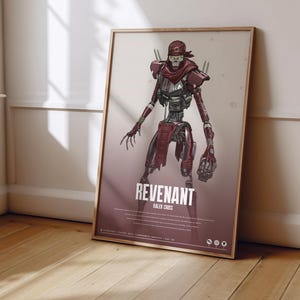 Apex Legends Revenant Poster | Apex Legends Print | Gaming Poster | Gaming Decor | Video Game Poster | Gaming Gift | Video Game Print
