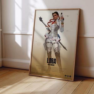 Apex Legends Loba Poster | Apex Legends Print | Gaming Poster | Gaming Decor | Video Game Poster | Gaming Gift | Video Game Print