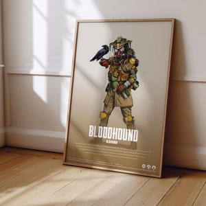 Apex Legends Bloodhound Poster | Apex Legends Print | Gaming Poster | Gaming Decor | Video Game Poster | Gaming Gift | Video Game Print