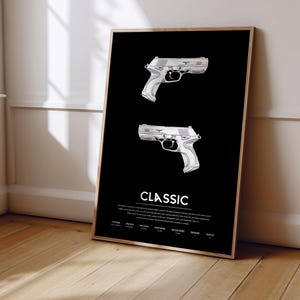 Valorant Classic Poster | Valorant Poster Print | Gaming Poster | Gaming Decor | Video Game Poster | Gaming Gift | Video Game Print