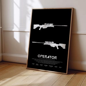 Valorant Operator Poster | Valorant Poster Print | Gaming Poster | Gaming Decor | Video Game Poster | Gaming Gift | Video Game Print
