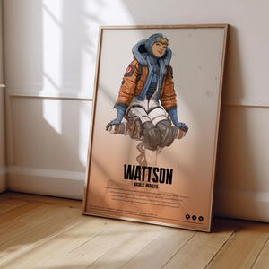Apex Legends Wattson Poster | Apex Legends Print | Gaming Poster | Gaming Decor | Video Game Poster | Gaming Gift | Video Game Print