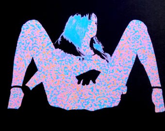 The Night comes creeping SILKSCREEN PRINT