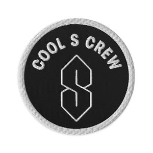The Cool S Crew - geborduurde patch