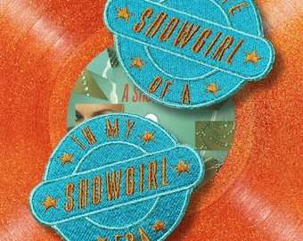 Embroidered Iron Patch The Life of a Showgirl in 2 Variations, Individual Pieces