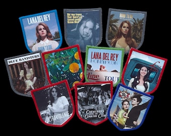 Custom Iron Patches with LDR Discography for Racing Jacket - Set or Individual