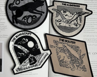 Embroidered Iron Patch TTPD Album (Black Dog, Albatross, Bolter, Manuscript) - 4-piece set or Individual