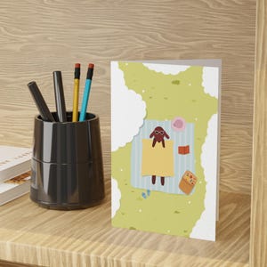 Cartões de felicitações de cães brincalhões, cartões de animais fofos para todas as ocasiões, aniversário, agradecimento, amizade, presente para ela