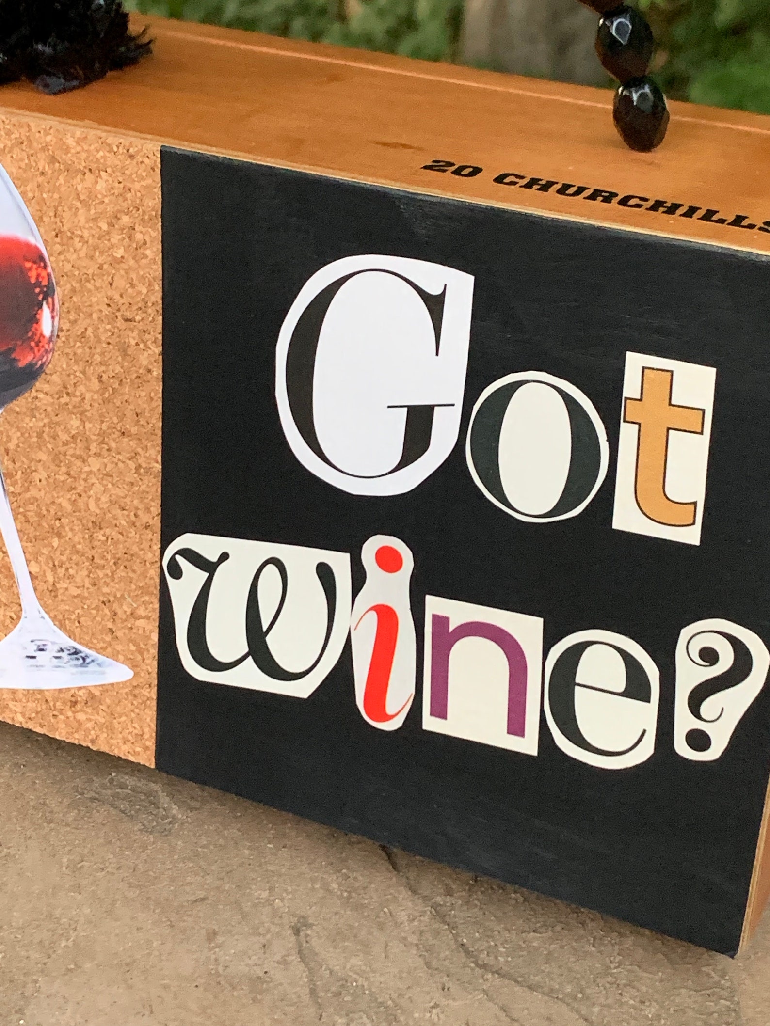 Got Wine Cigar Box Purse / Wine Themed Handbag / Zebra Print Etsy