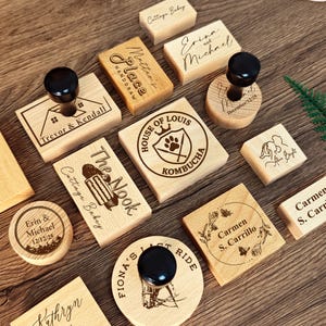 Custom Stamp | Business Logo Stamp | Book Stamp | Any Size/Design | Rubber stamp | Personalised Large Stamp | Wedding Stamp