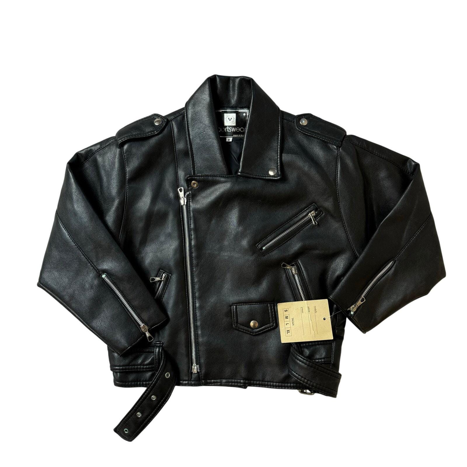 ジャケット・アウター dead stock vintage leather jacket vintage-motorcycle-jackets-387