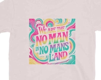 Phish Kurzärmeliges Unisex-T-Shirt. Kein Mann im Niemandsland. Phish Lot T-Shirt. Phish Shirt mit Kein Mann im Niemandsland.