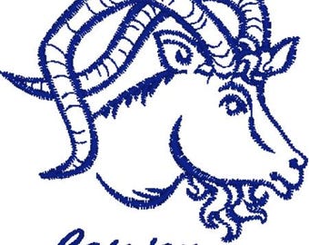 Horoscope Zodiac Signs Digital Embroidery Files Set of 12 Dst,exp