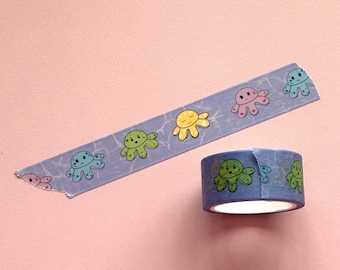 Octopus Ocean Theme Washi Tape 2cm x 5m