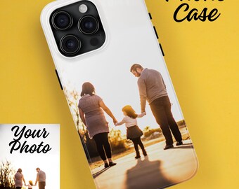 Custom Phone Case - Cute Christmas Gift - Personalized Photo Gift - Cute Gift For Husband Wife - Photo Phone Case - I Love My Wife Gift