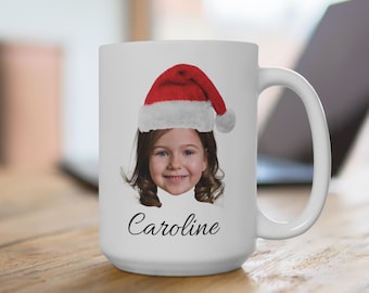 Custom Photo Mug Personalized Name Christmas Mug Coffee Mug Tea Lover Gift Custom Name Christmas Gift