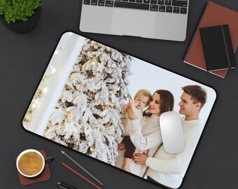 Custom Desk Mat Family Christmas Gift Personalized Photo Gift Cute Gift For Grandparents In Laws Desk Pad Keyboard Mat Unique Gift